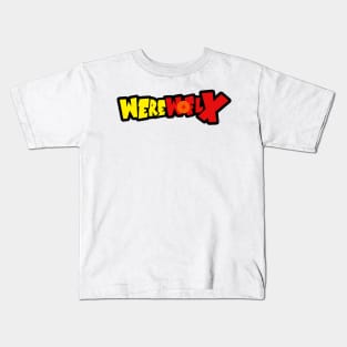 WEREWOLF DRAGONBALL STYLE DESIGN Kids T-Shirt